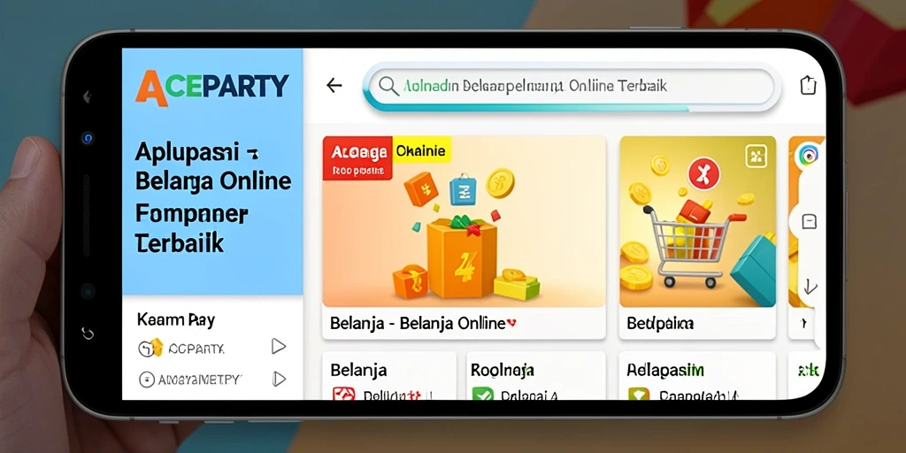Tampilan antarmuka sempurna untuk belanja online.