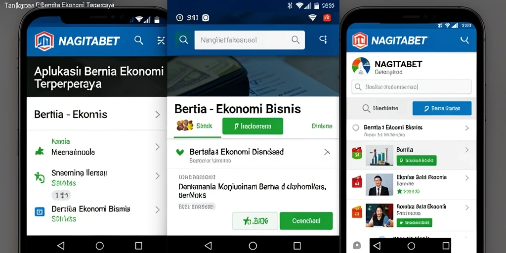 Tampilan antarmuka NAGITABET yang modern dan informatif.