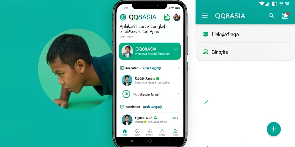 Antarmuka pengguna QQ88ASIA yang sederhana dan fungsional.