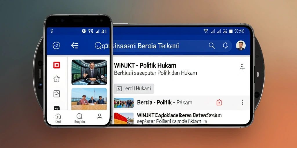 Tampilan antarmuka aplikasi WINJKT yang modern dan informatif.