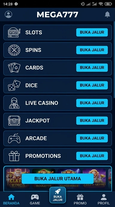Jalur Cadangan Akses mega777 untuk Pengguna Android