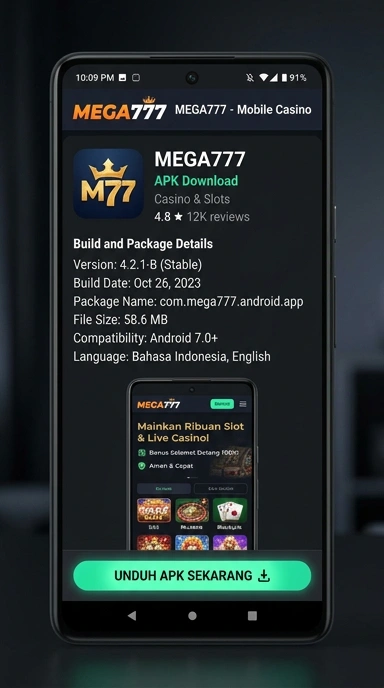 Unduh APK mega777: Panduan Instalasi untuk Android