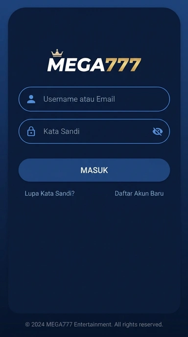 Panduan Login Akun mega777 untuk Pengguna Android